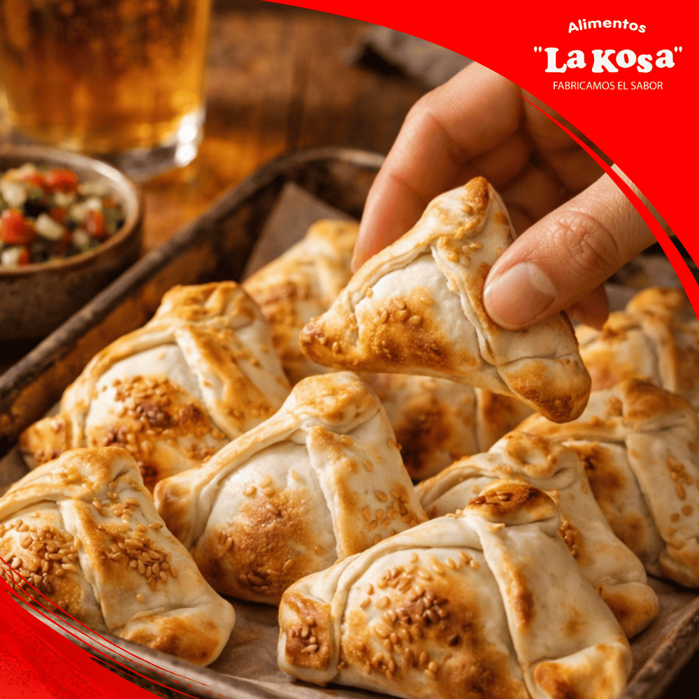 2 Empanadas Coctel Queso Jamón | 10 unidades - Imagen 1