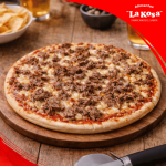 Pizza Familiar Queso Jamón Aceituna